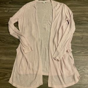 J.Jill light pink cardigan